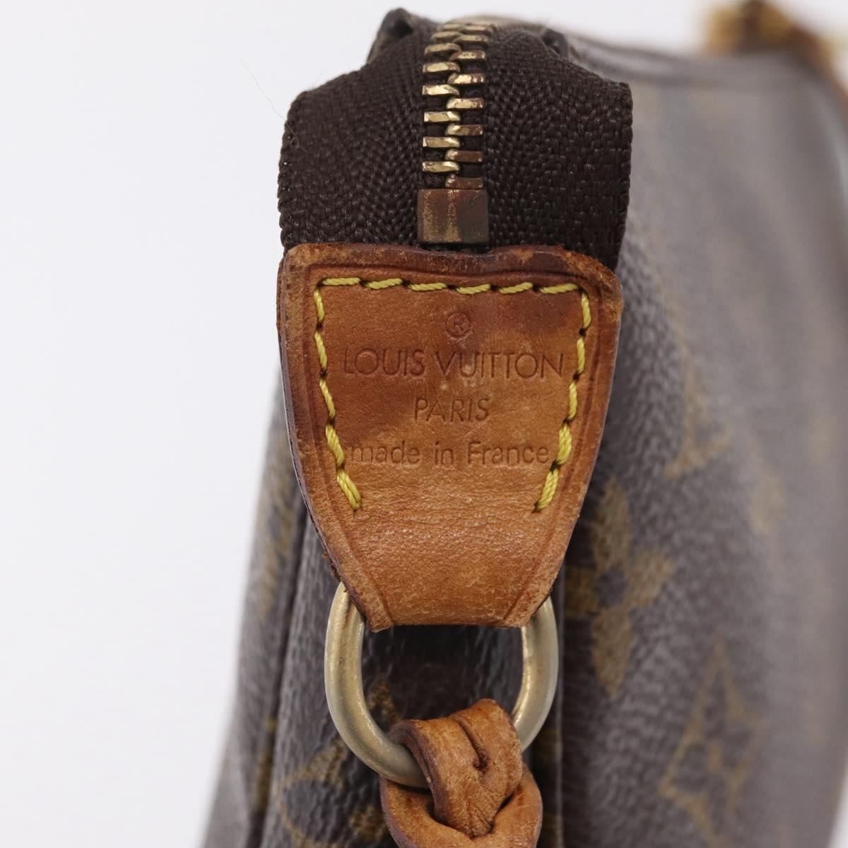 LOUIS VUITTON Monogram Pochette Accessoires Pouch M51980 LV Auth ka6825
