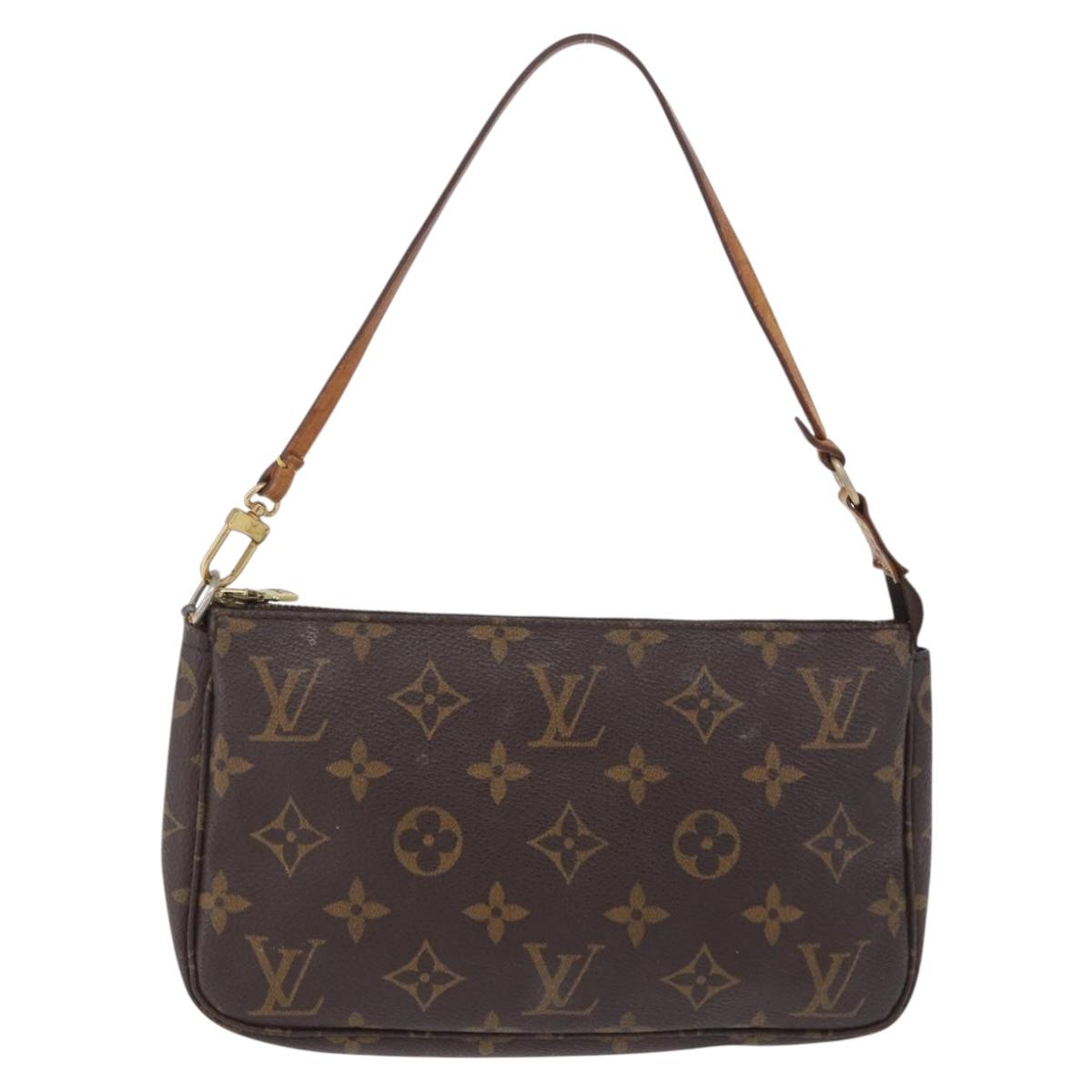 LOUIS VUITTON Monogram Pochette Accessoires Pouch M51980 LV Auth ka6825