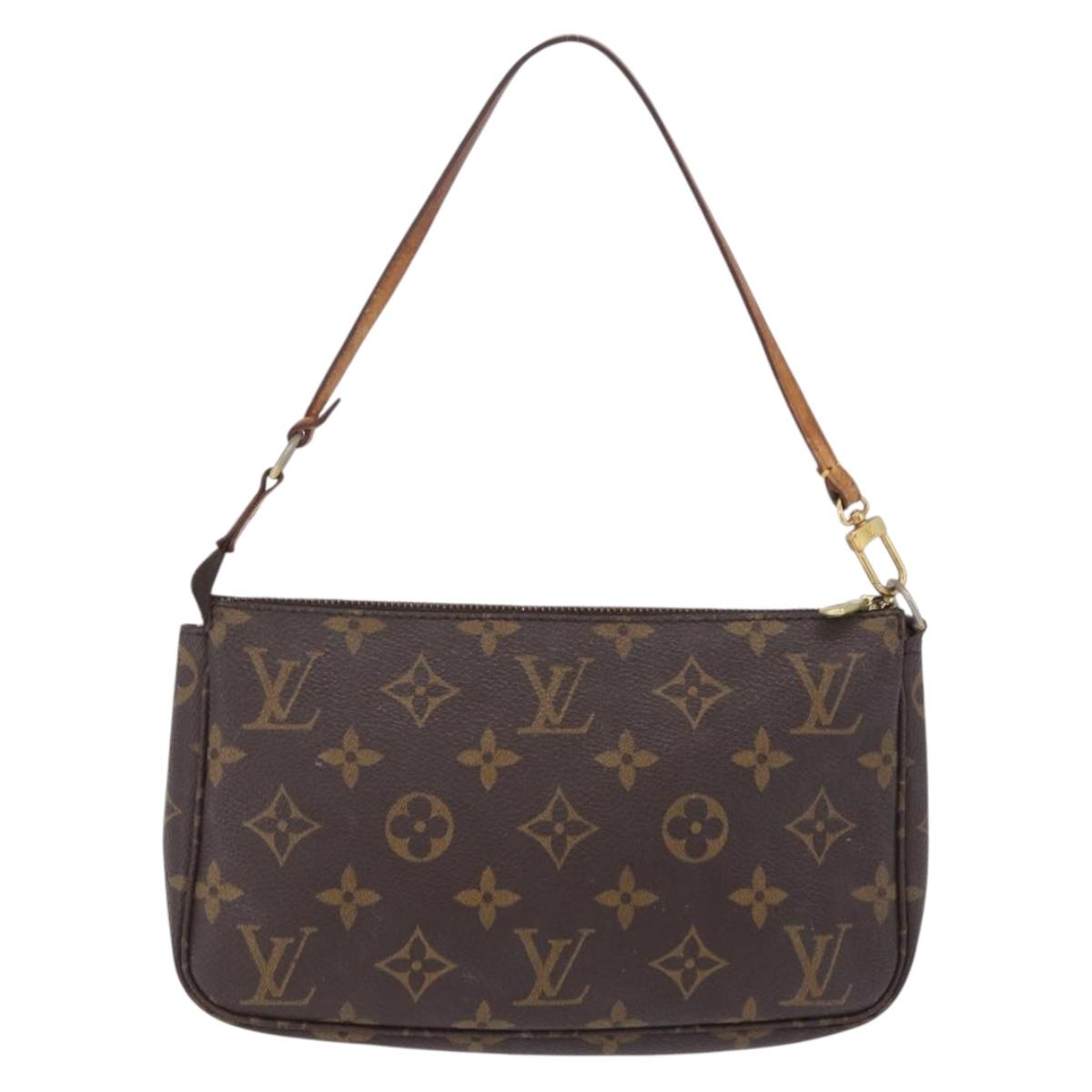 LOUIS VUITTON Monogram Pochette Accessoires Pouch M51980 LV Auth ka6825