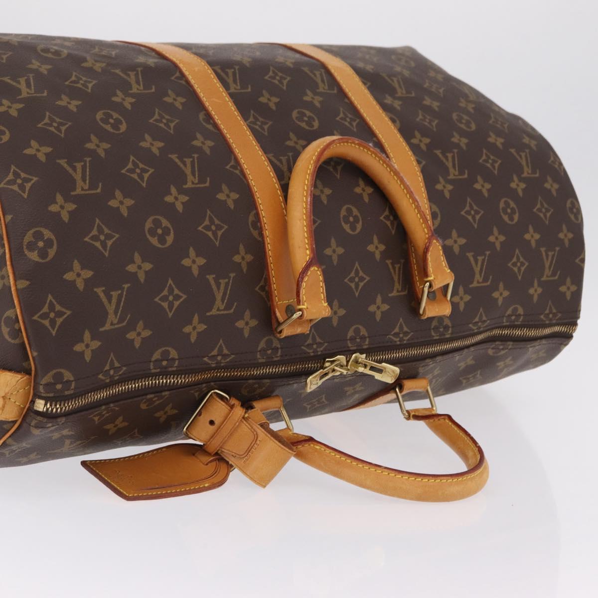 LOUIS VUITTON Monogram Keepall 50 Boston Bag M41426 LV Auth ka6829