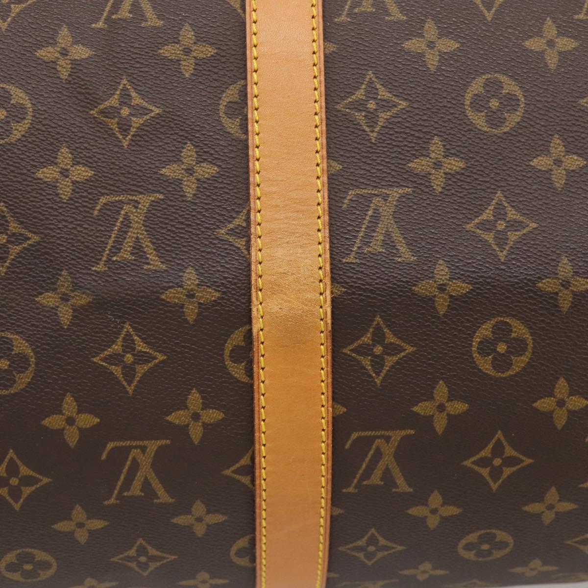 LOUIS VUITTON Monogram Keepall 50 Boston Bag M41426 LV Auth ka6830A