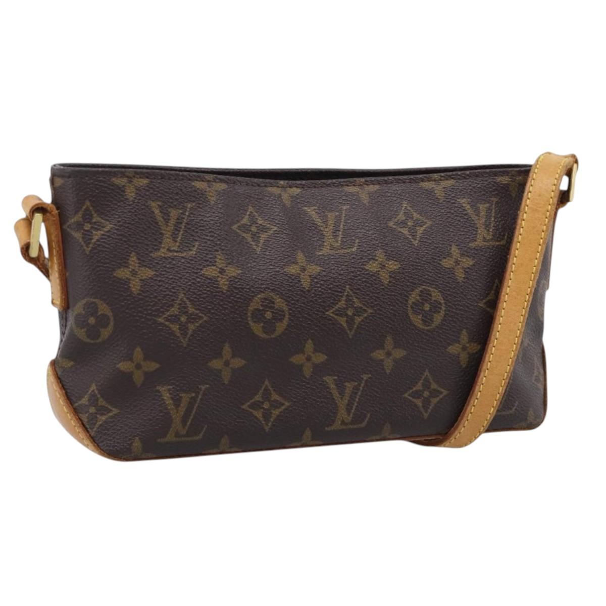 LOUIS VUITTON Monogram Trotteur Shoulder Bag M51240 LV Auth ka6833