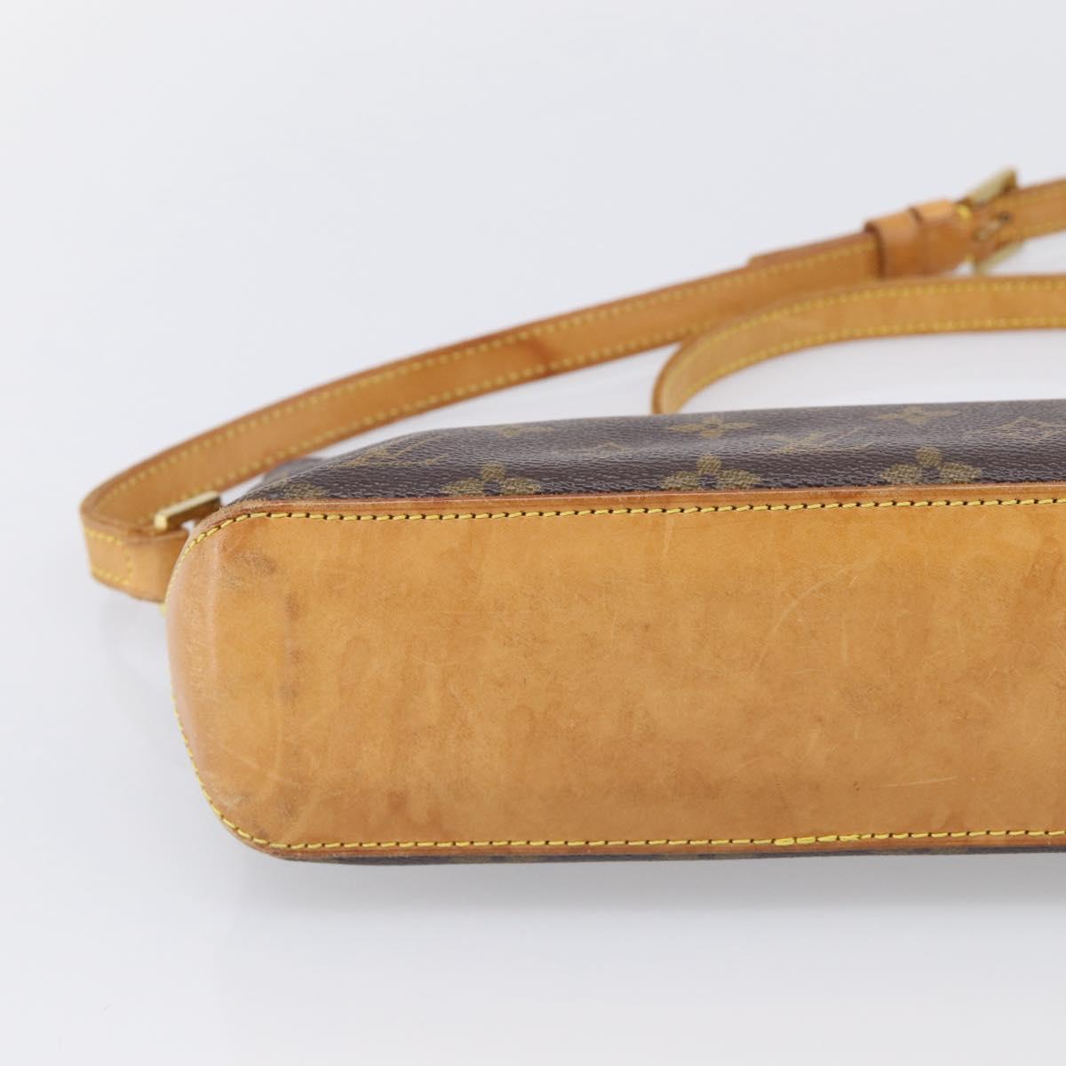 LOUIS VUITTON Monogram Trotteur Shoulder Bag M51240 LV Auth ka6833