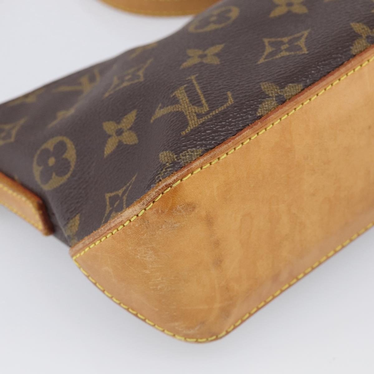 LOUIS VUITTON Monogram Trotteur Shoulder Bag M51240 LV Auth ka6833