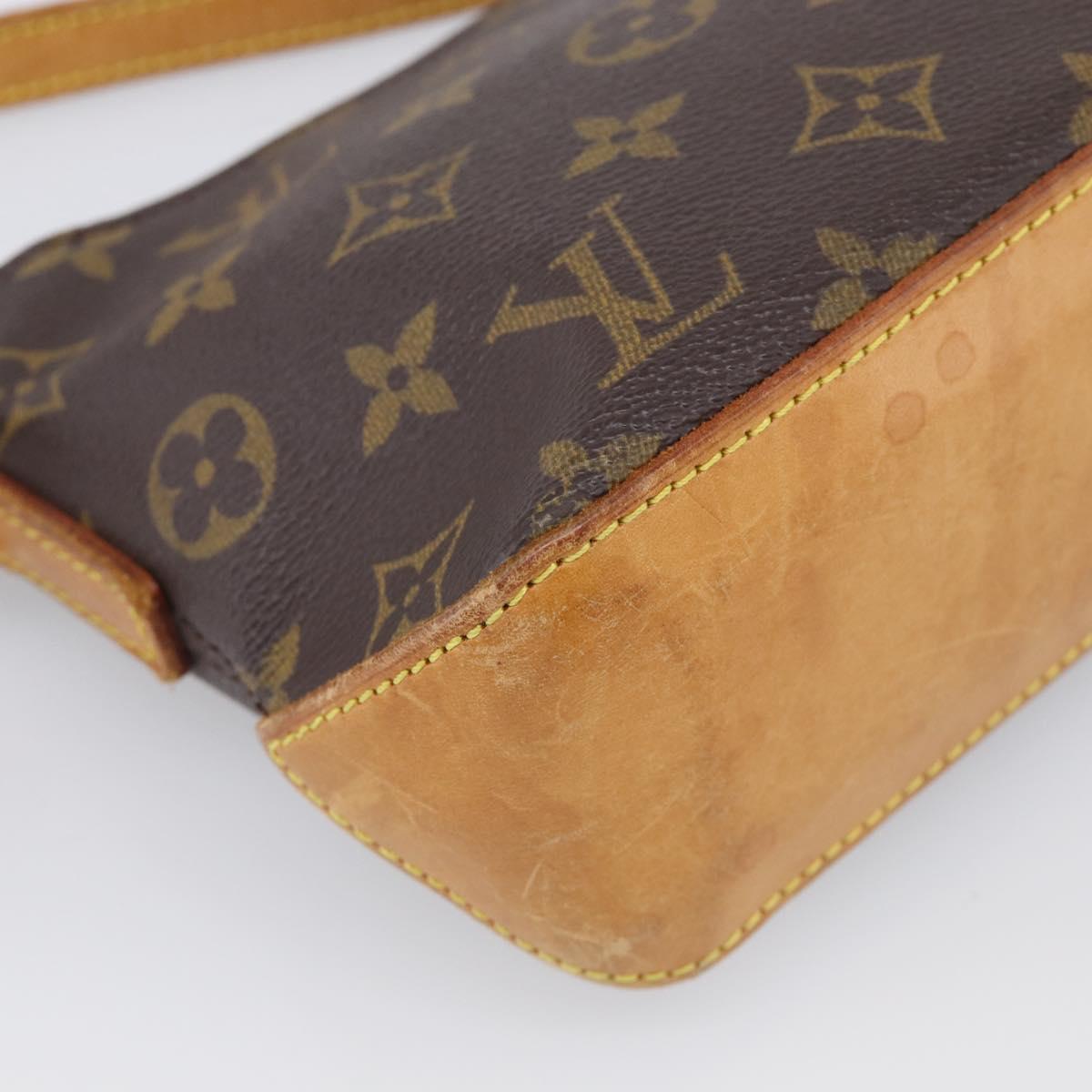 LOUIS VUITTON Monogram Trotteur Shoulder Bag M51240 LV Auth ka6833