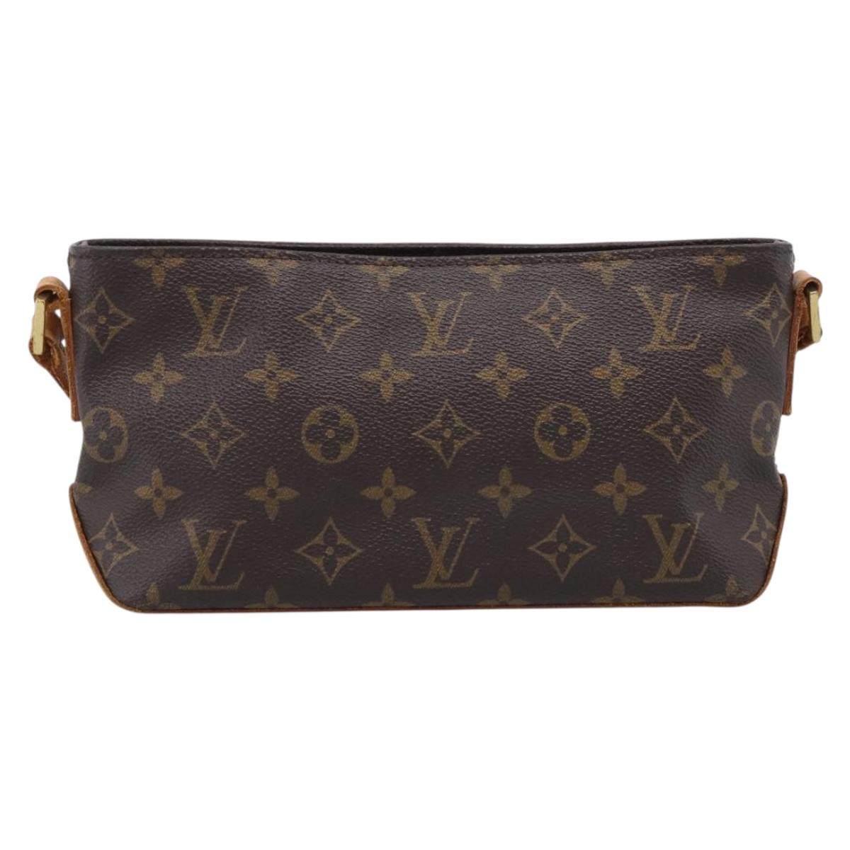 LOUIS VUITTON Monogram Trotteur Shoulder Bag M51240 LV Auth ka6833