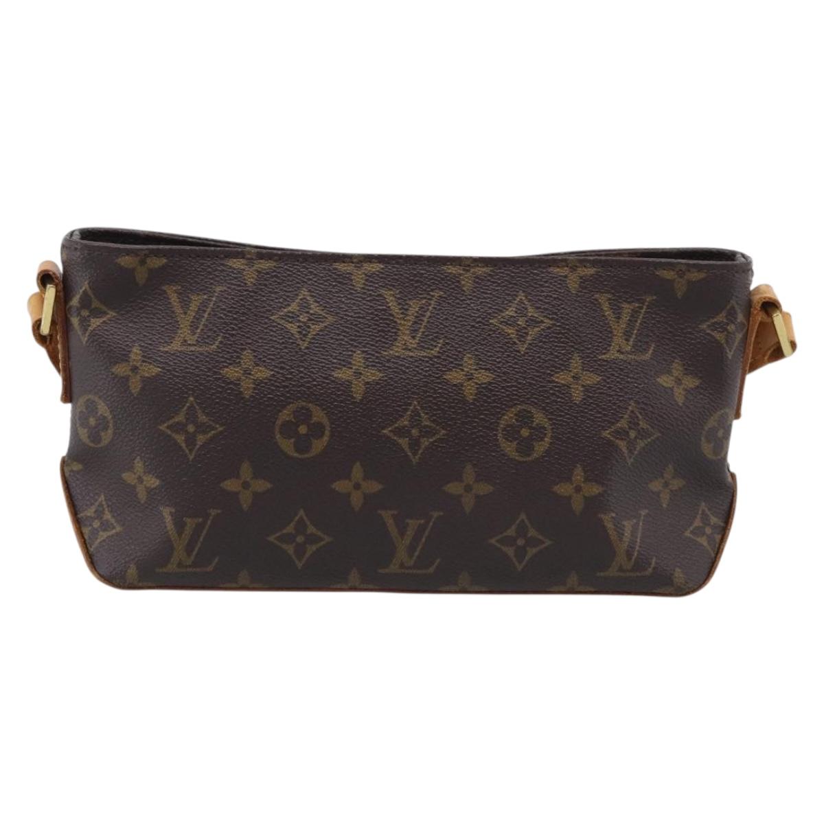 LOUIS VUITTON Monogram Trotteur Shoulder Bag M51240 LV Auth ka6833
