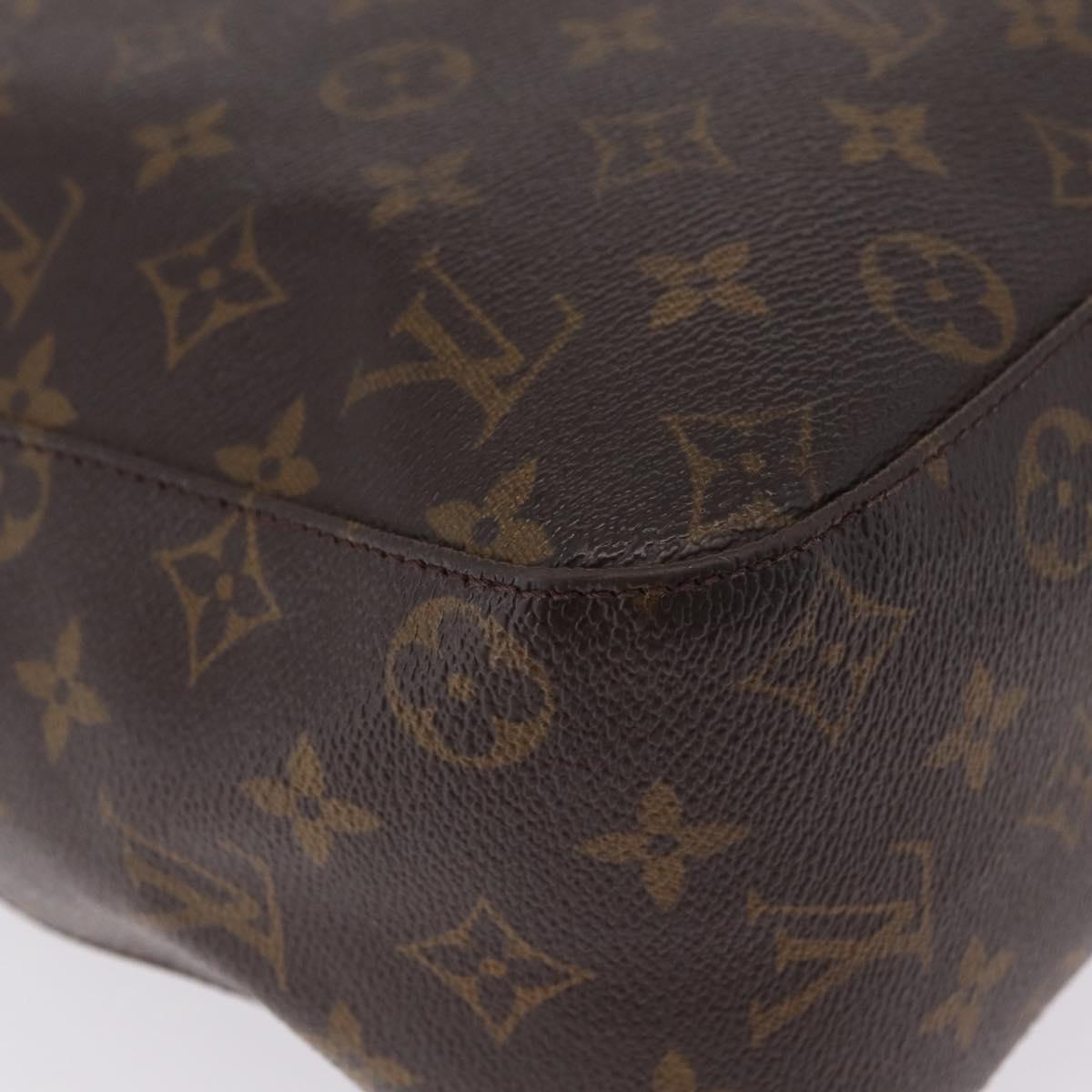 LOUIS VUITTON Monogram Looping GM Shoulder Bag M51145 LV Auth ka6835