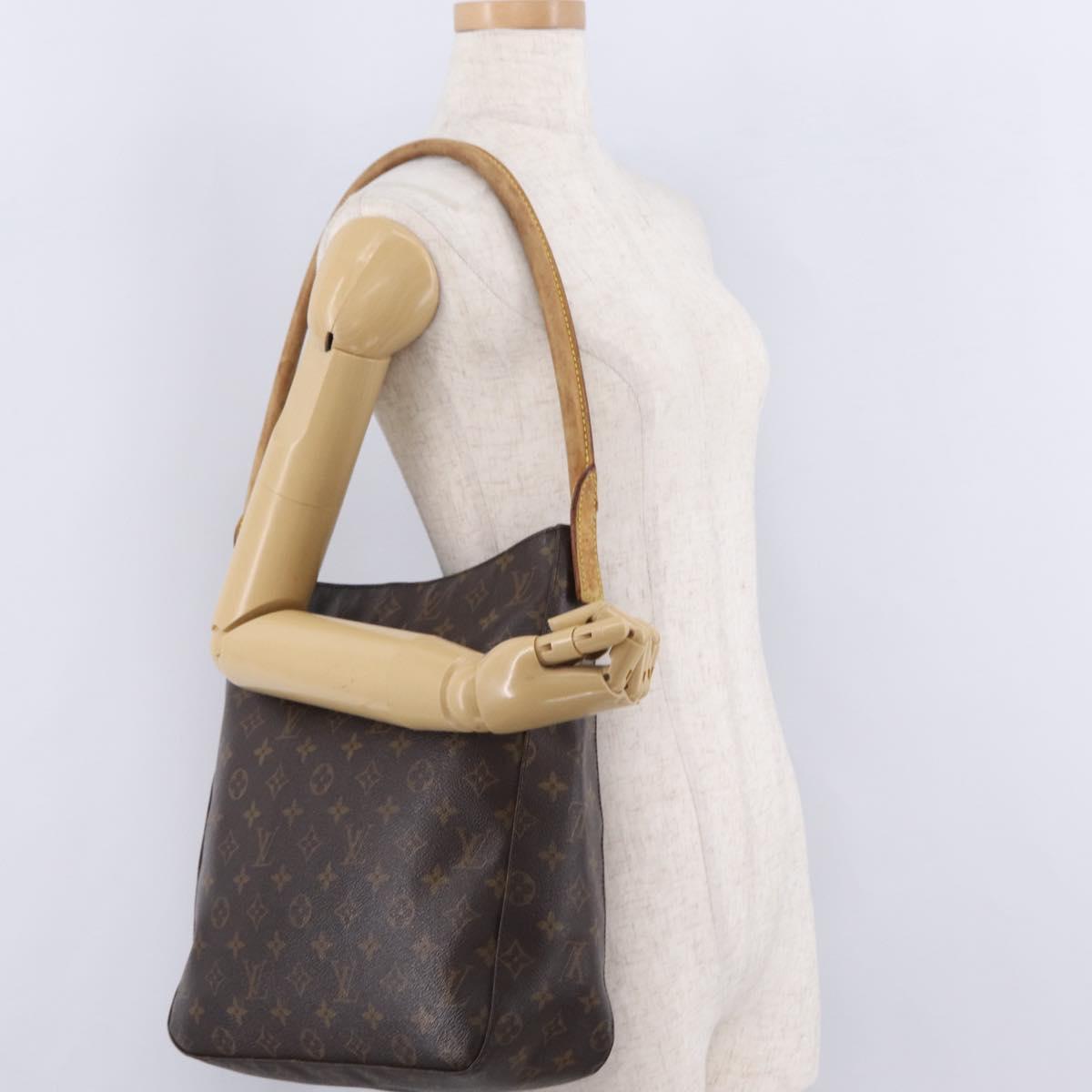 LOUIS VUITTON Monogram Looping GM Shoulder Bag M51145 LV Auth ka6835