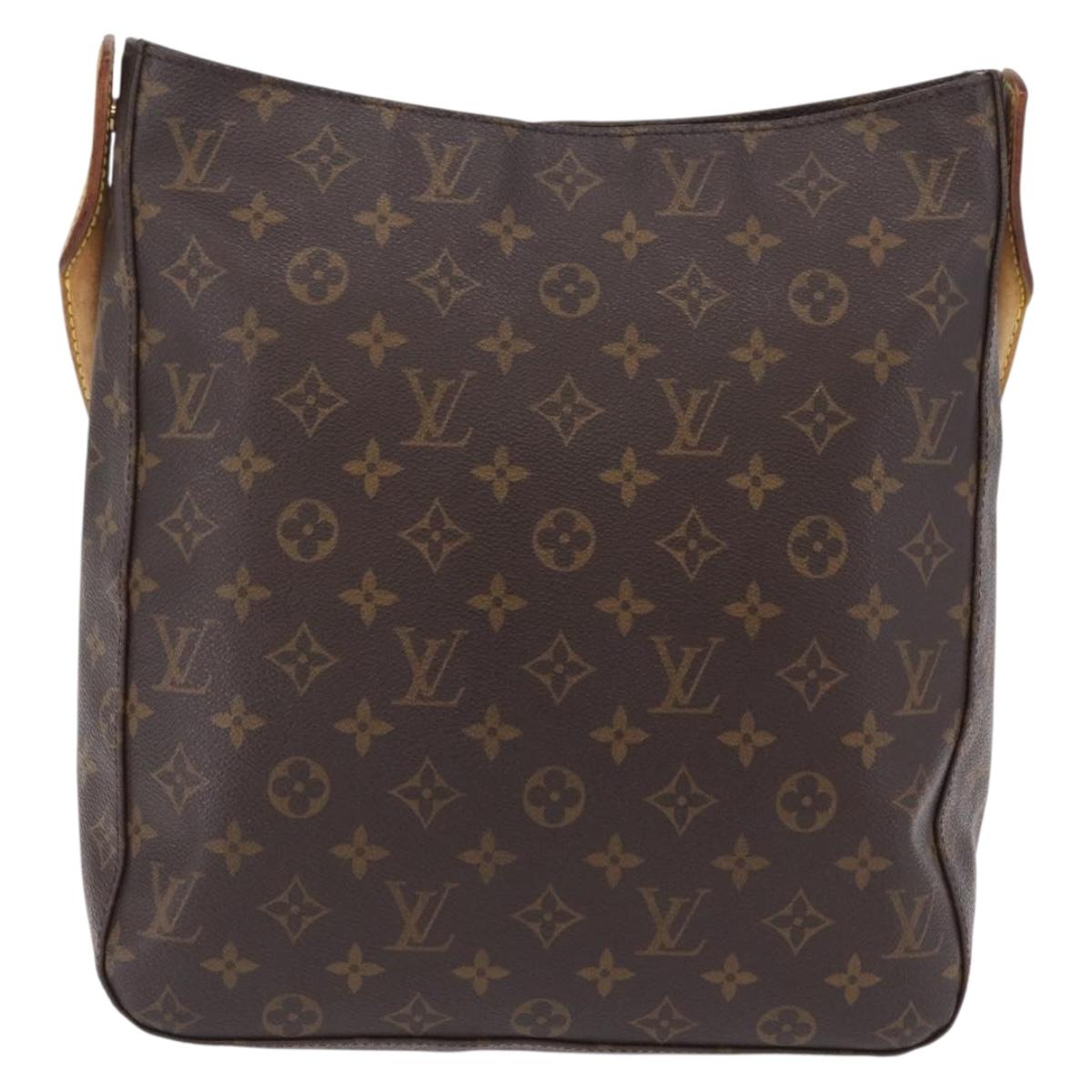 LOUIS VUITTON Monogram Looping GM Shoulder Bag M51145 LV Auth ka6835