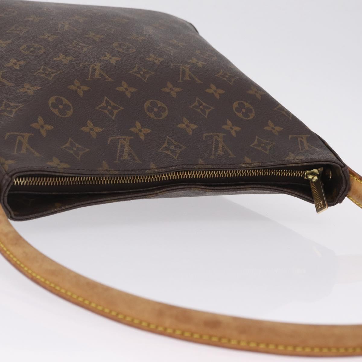 LOUIS VUITTON Monogram Looping GM Shoulder Bag M51145 LV Auth ka6835