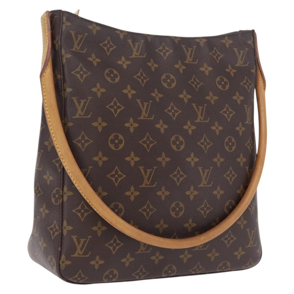 LOUIS VUITTON Monogram Looping GM Shoulder Bag M51145 LV Auth ka6836