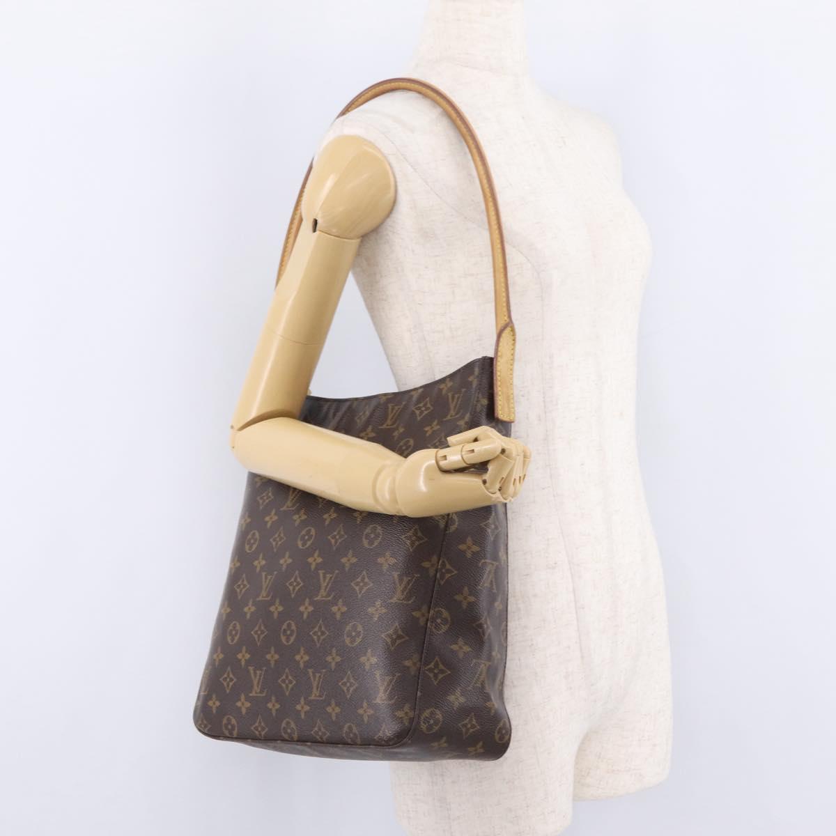 LOUIS VUITTON Monogram Looping GM Shoulder Bag M51145 LV Auth ka6836