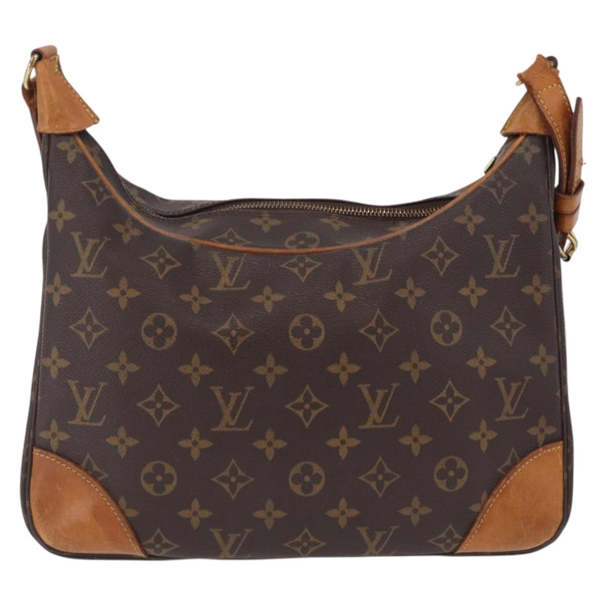 LOUIS VUITTON Monogram Boulogne 30 Shoulder Bag M51265 LV Auth ka6837