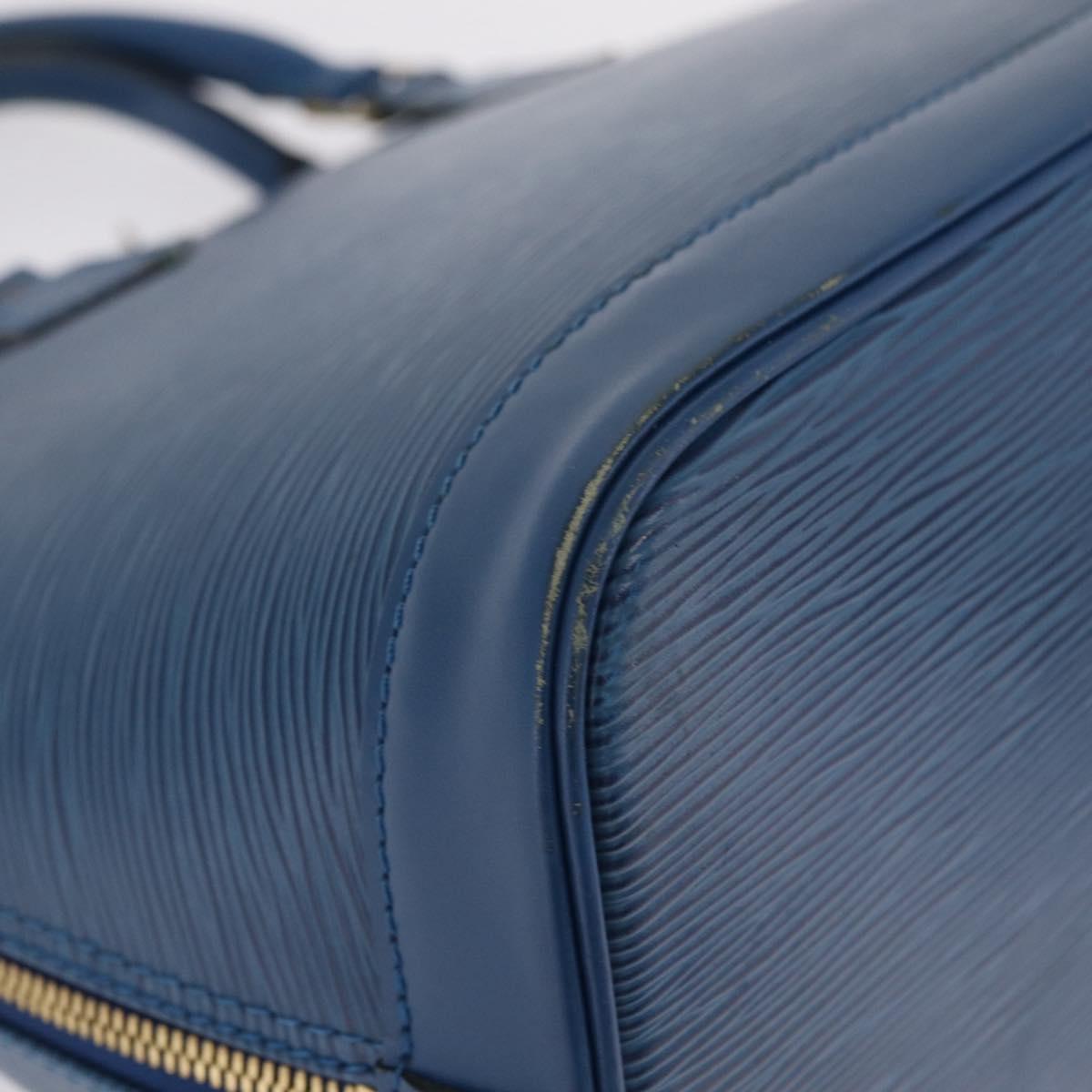 LOUIS VUITTON Epi Alma Hand Bag Toledo Blue M52145 LV Auth ka6838
