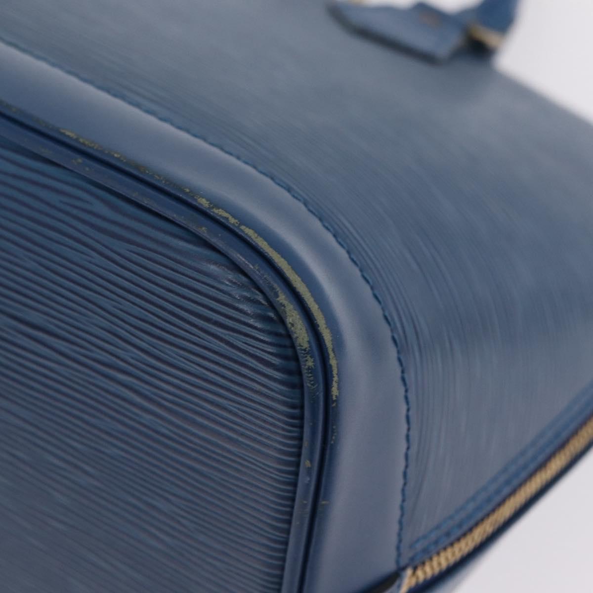 LOUIS VUITTON Epi Alma Hand Bag Toledo Blue M52145 LV Auth ka6838