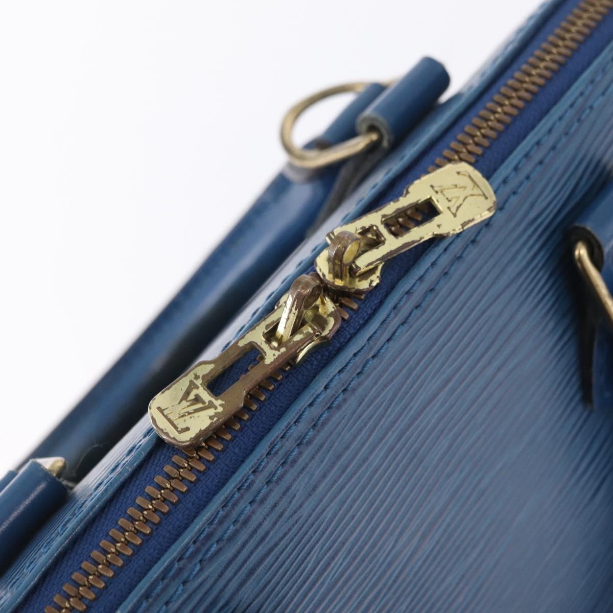 LOUIS VUITTON Epi Alma Hand Bag Toledo Blue M52145 LV Auth ka6838