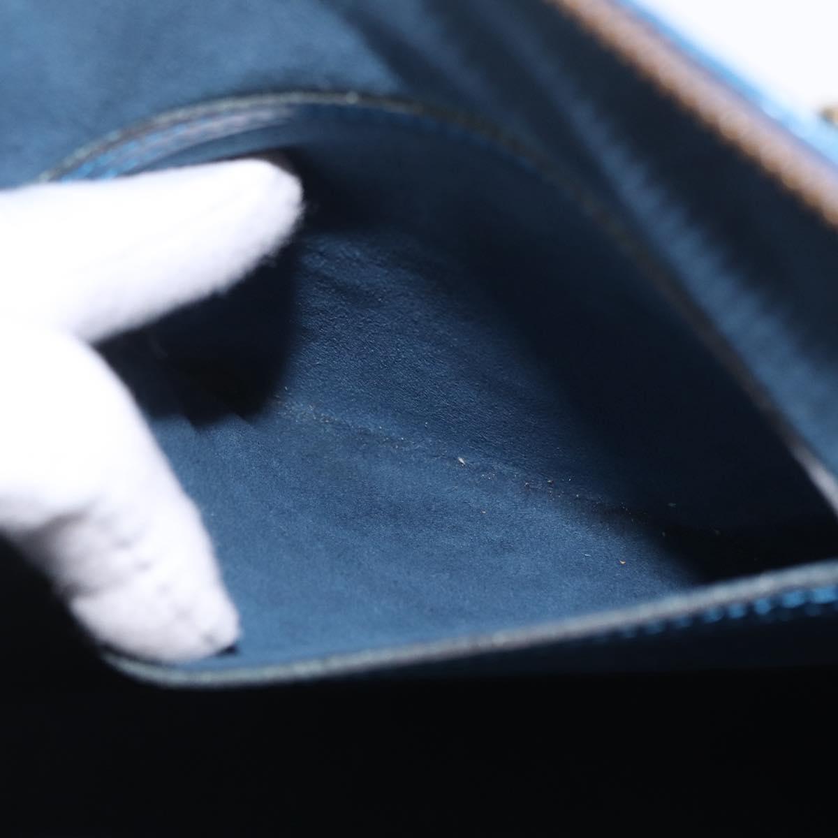 LOUIS VUITTON Epi Alma Hand Bag Toledo Blue M52145 LV Auth ka6838