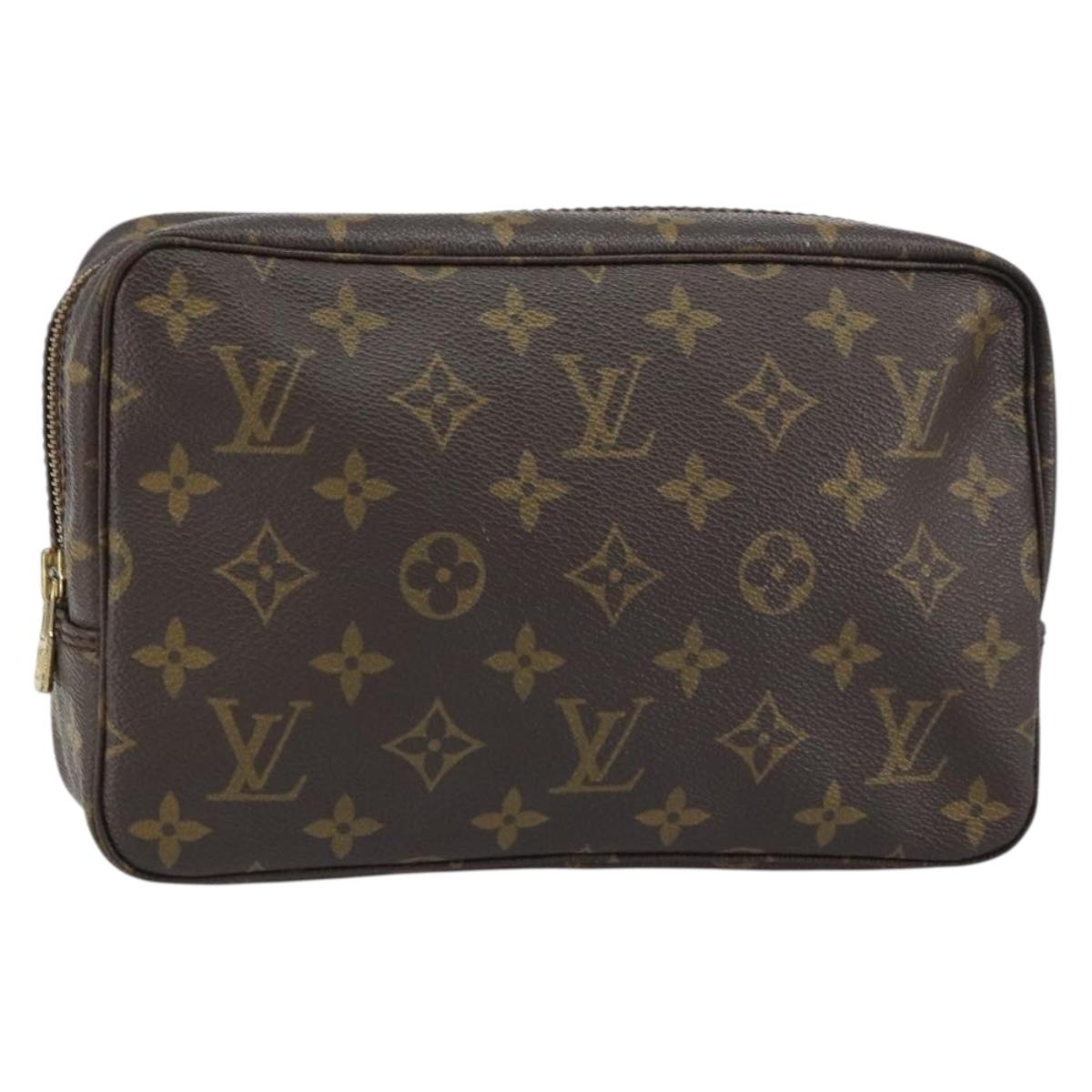 LOUIS VUITTON Monogram Trousse Toilette 23 Clutch Bag M47524 LV Auth ka684