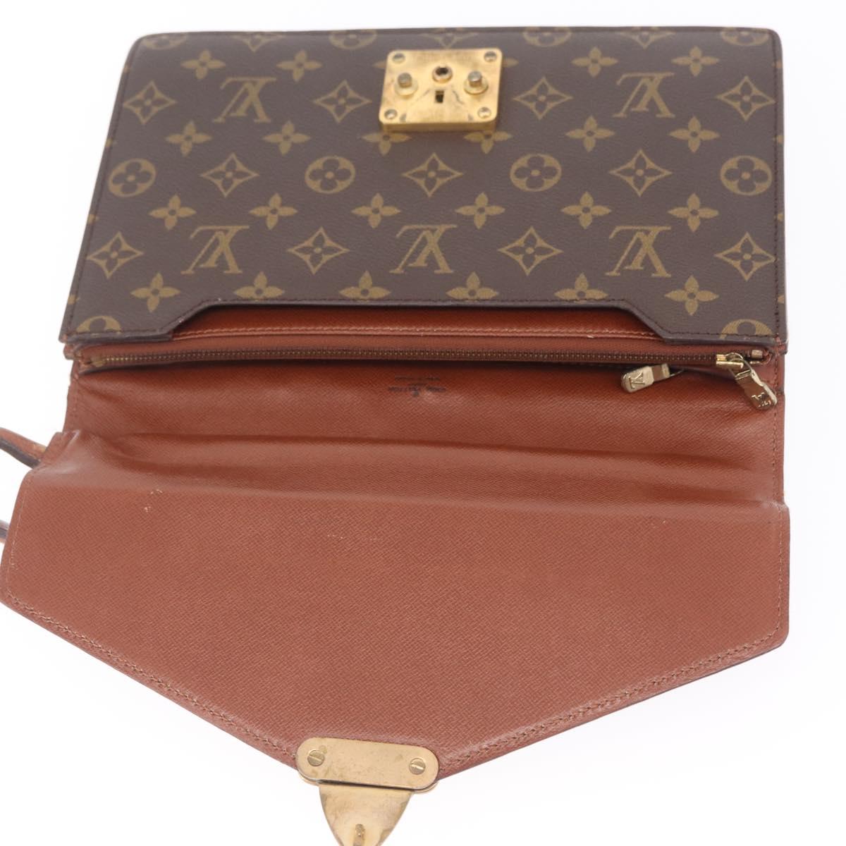 LOUIS VUITTON Monogram Concorde Hand Bag M51190 LV Auth ka6845