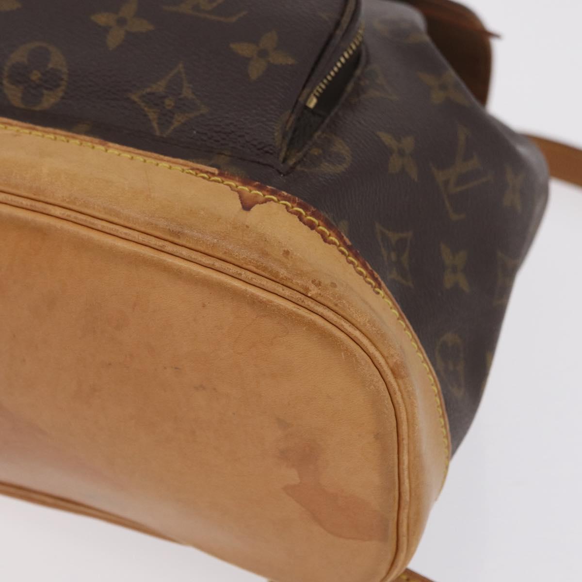 LOUIS VUITTON Monogram Montsouris MM Backpack M51136 LV Auth ka6846