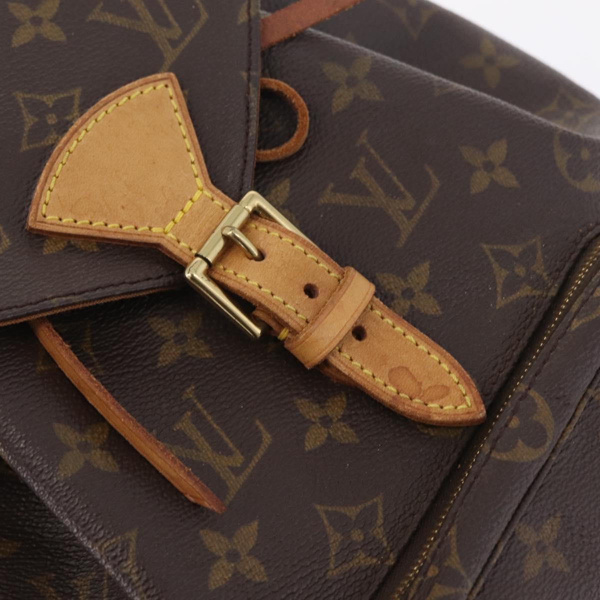 LOUIS VUITTON Monogram Montsouris MM Backpack M51136 LV Auth ka6846