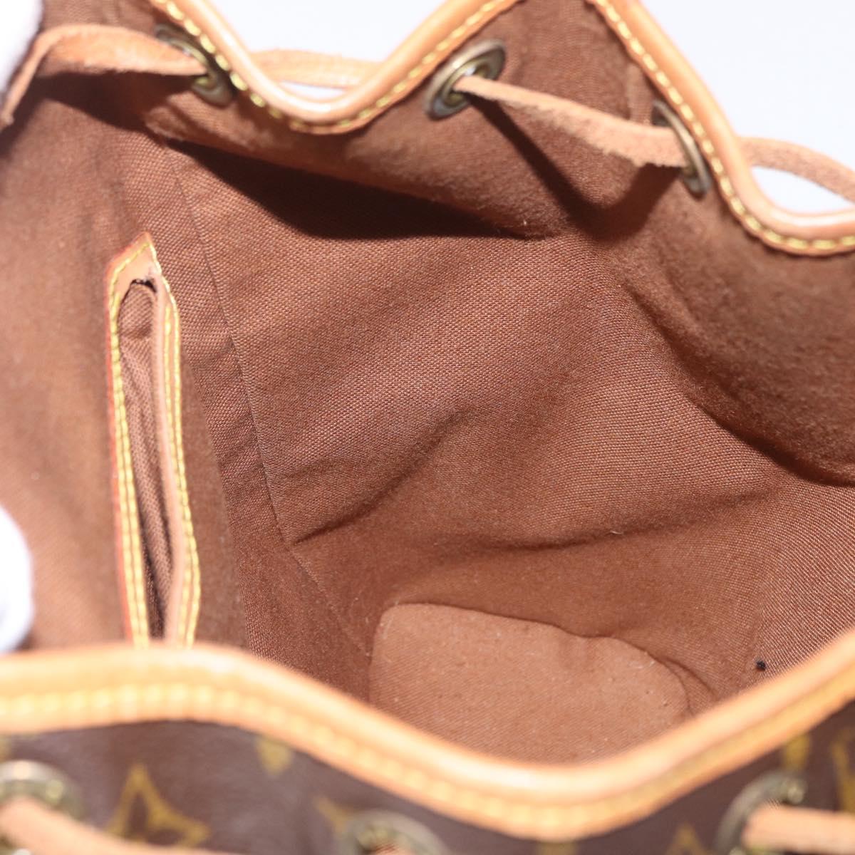 LOUIS VUITTON Monogram Montsouris MM Backpack M51136 LV Auth ka6846