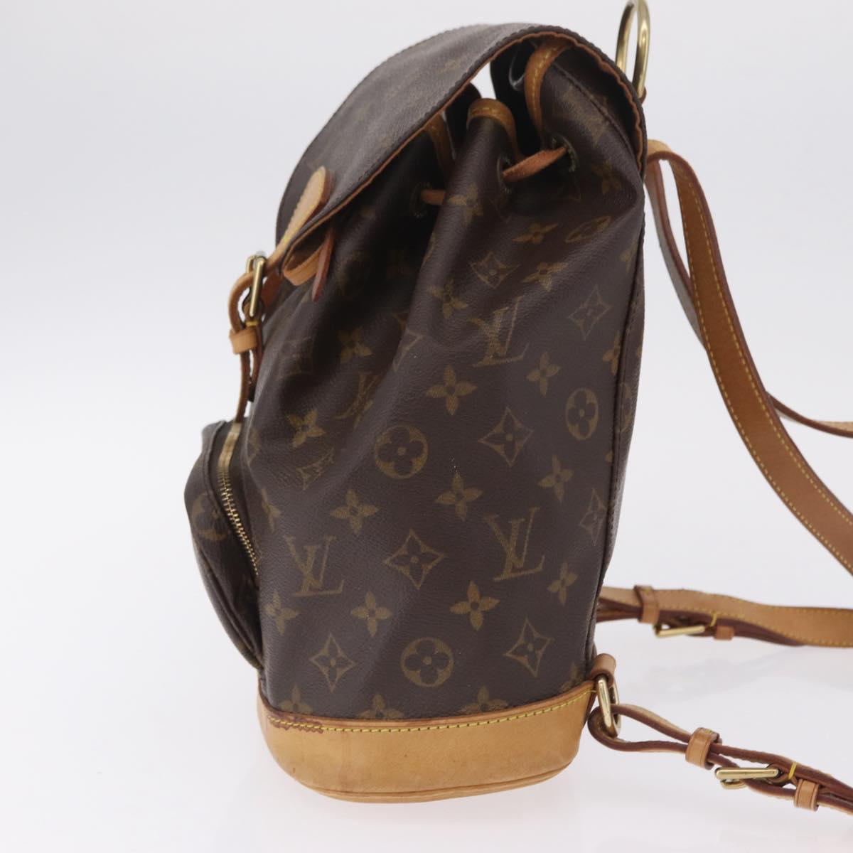 LOUIS VUITTON Monogram Montsouris MM Backpack M51136 LV Auth ka6846