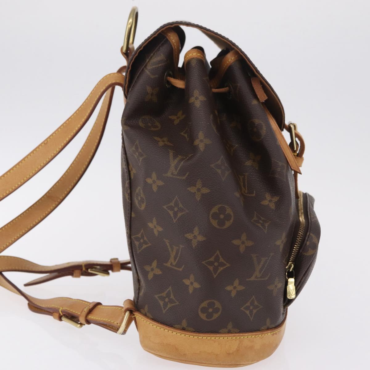 LOUIS VUITTON Monogram Montsouris MM Backpack M51136 LV Auth ka6846