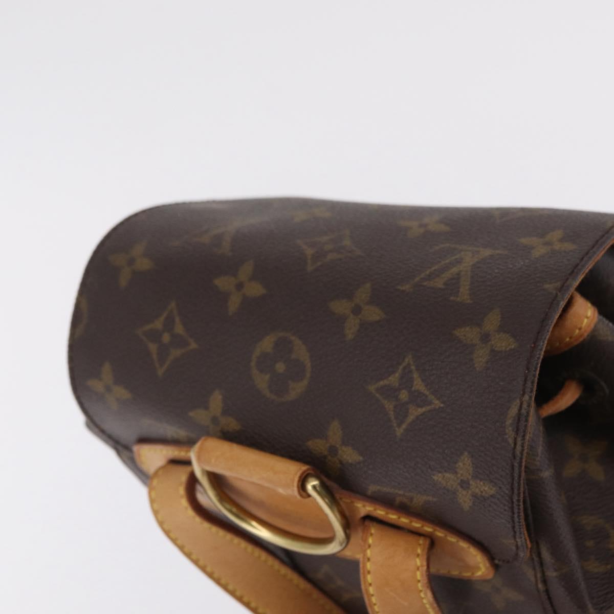 LOUIS VUITTON Monogram Montsouris MM Backpack M51136 LV Auth ka6846