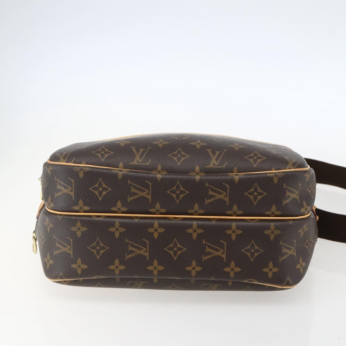 LOUIS VUITTON Monogram Reporter PM Shoulder Bag M45254 LV Auth ka685