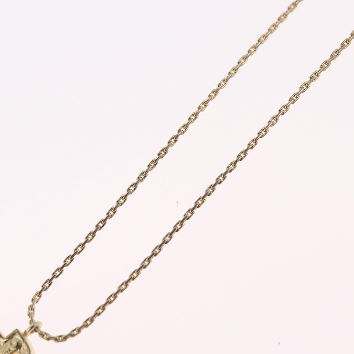 Christian Dior Necklace metal Gold Tone Auth ka6850
