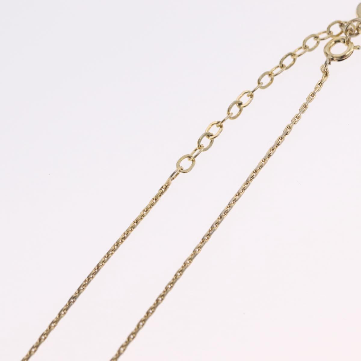 Christian Dior Necklace metal Gold Tone Auth ka6850