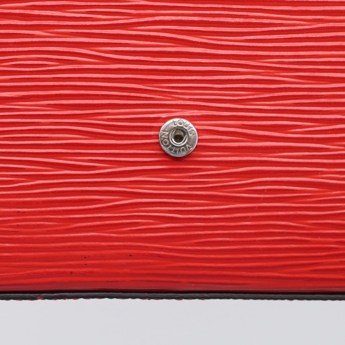 LOUIS VUITTON Epi Wallet Pochette Felice Shoulder Bag Red M41559 LV Auth ka6851V