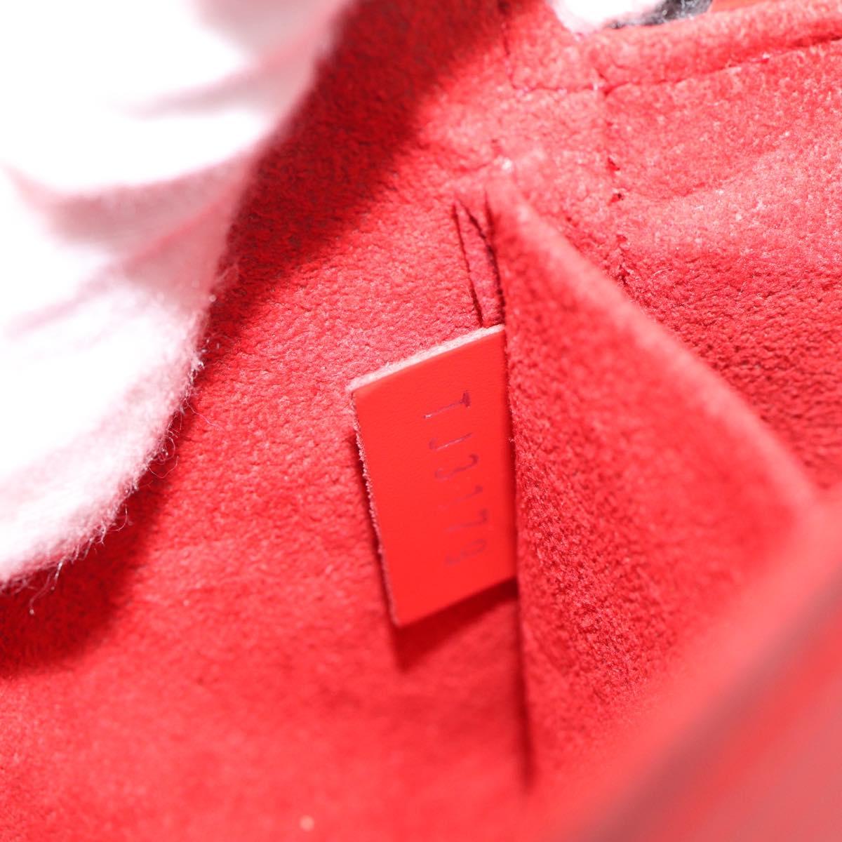 LOUIS VUITTON Epi Wallet Pochette Felice Shoulder Bag Red M41559 LV Auth ka6851V