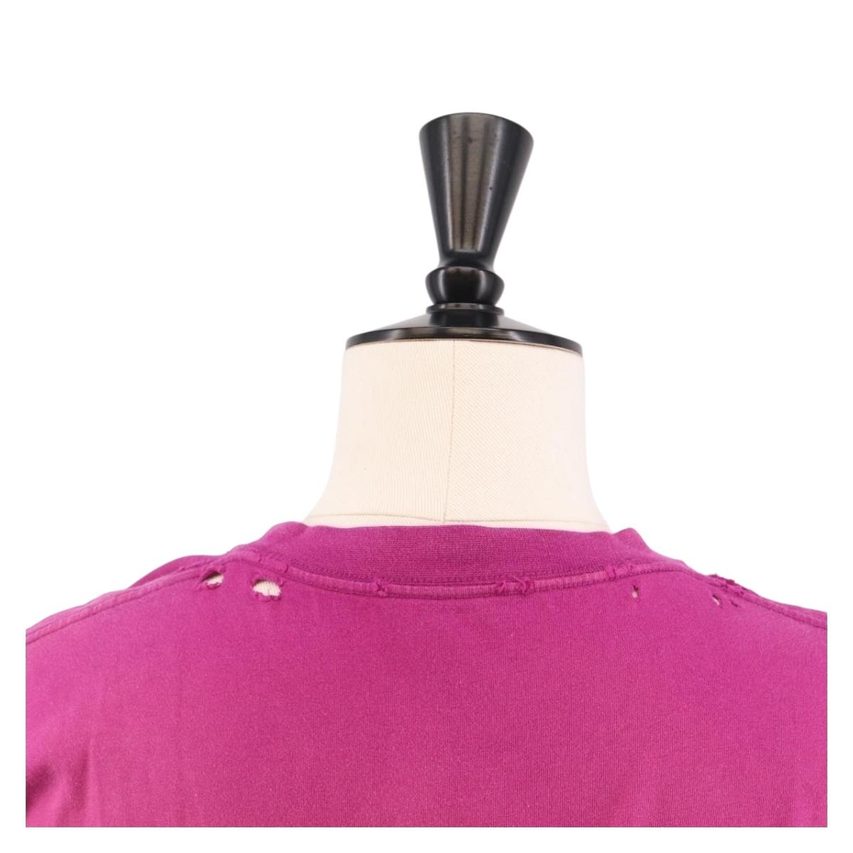 Balenciaga Rainbow Logo Large Fit Short-sleeved T-shirt Cotton S Auth ka6875A