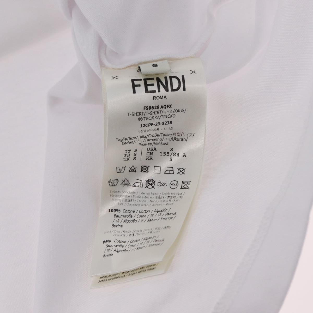 FENDI x FRGMT x POKÉMON Dragonite Short-sleeved T-shirt Cotton S Auth ka6876SM
