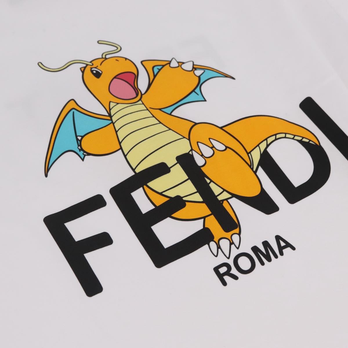 FENDI x FRGMT x POKÉMON Dragonite Short-sleeved T-shirt Cotton S Auth ka6876SM