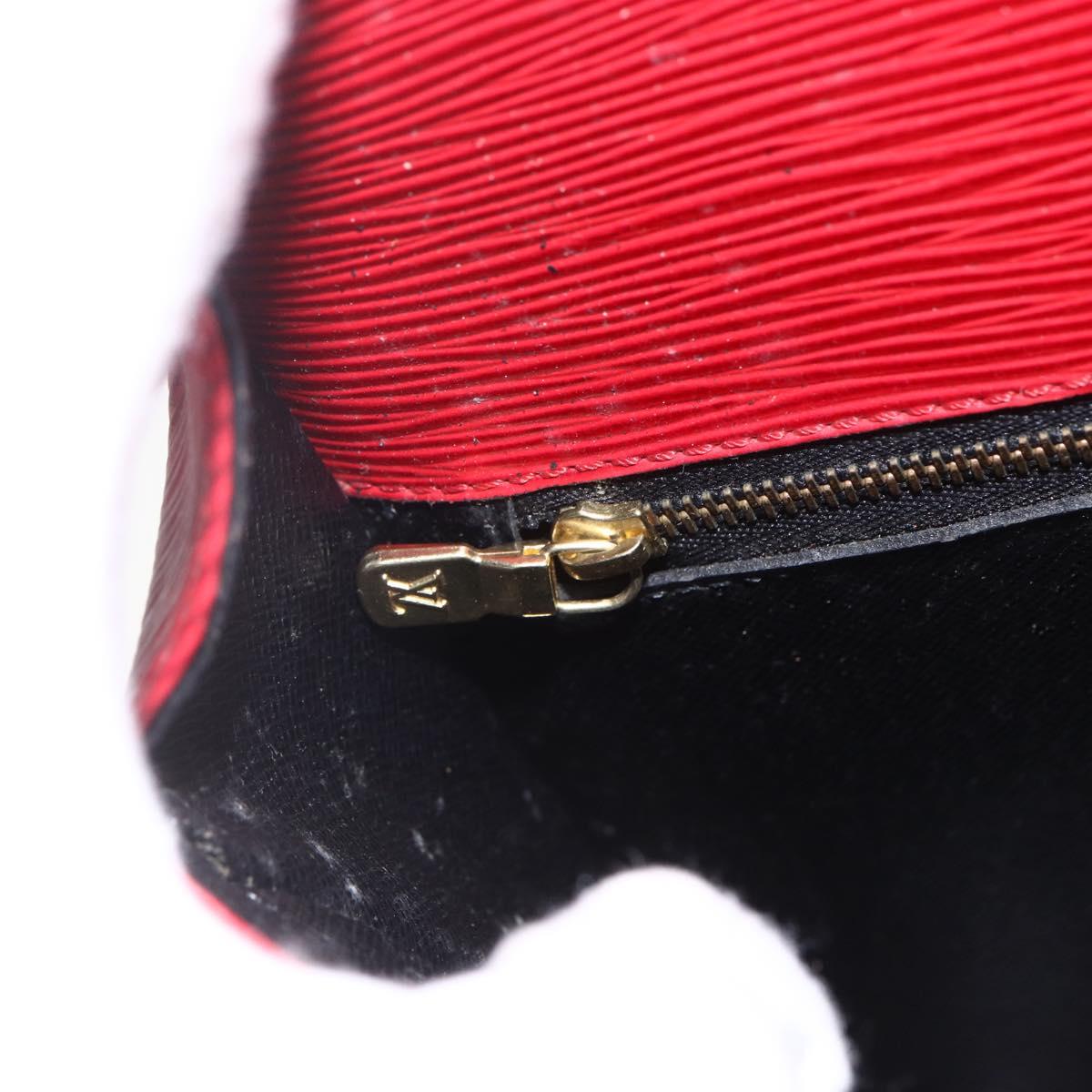LOUIS VUITTON Epi Saint Cloud GM Shoulder Bag Red M52197 LV Auth ka688
