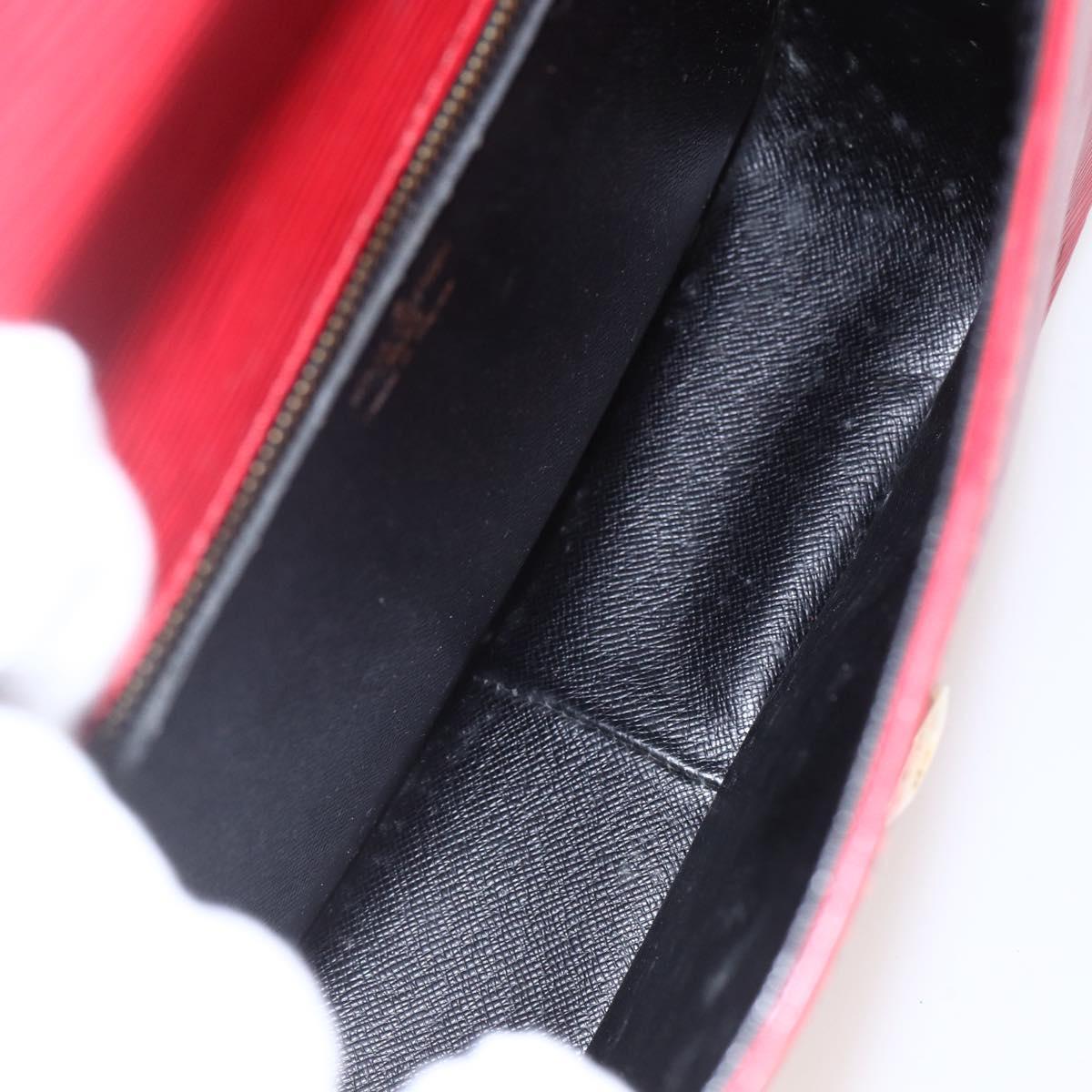 LOUIS VUITTON Epi Saint Cloud GM Shoulder Bag Red M52197 LV Auth ka688