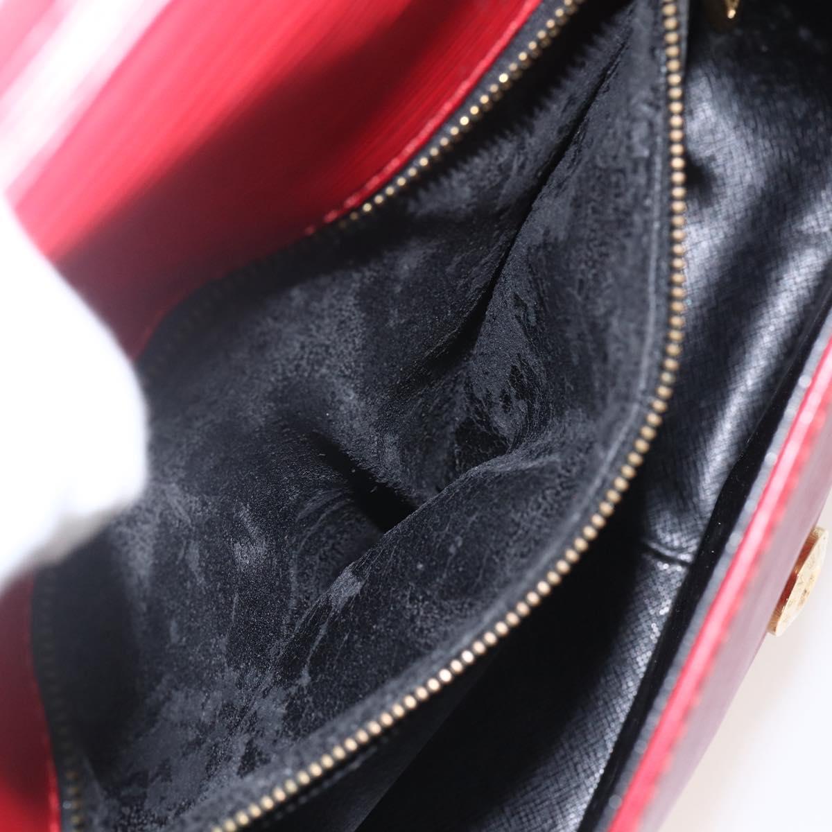 LOUIS VUITTON Epi Saint Cloud GM Shoulder Bag Red M52197 LV Auth ka688