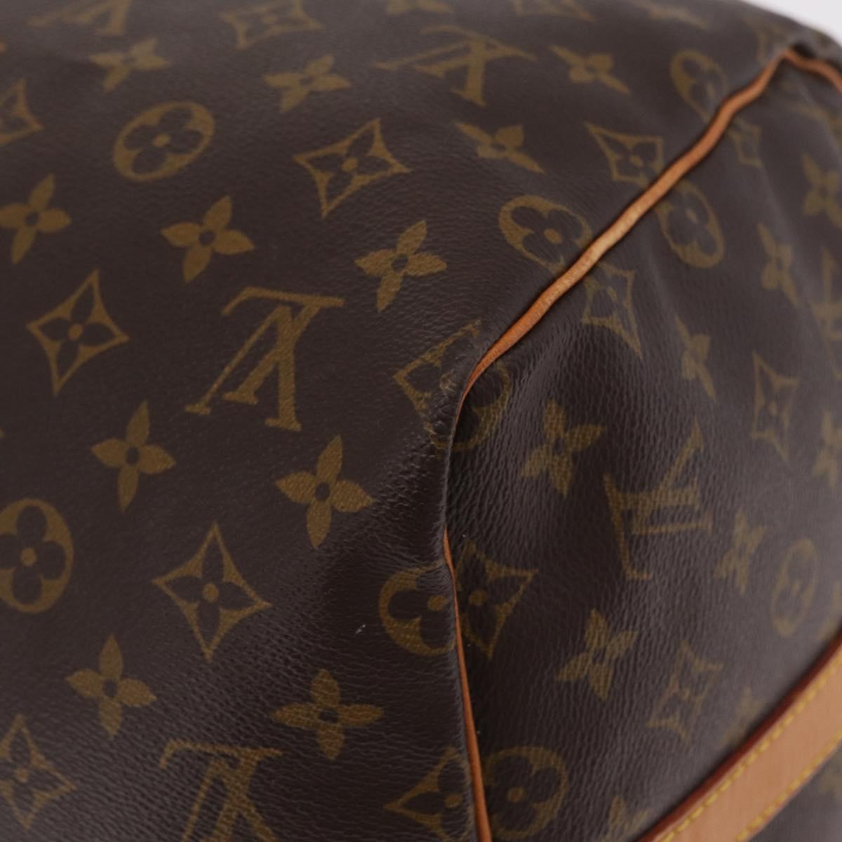 LOUIS VUITTON Monogram Keepall Bandouliere55 Boston Bag M41414 LV Auth ka6880