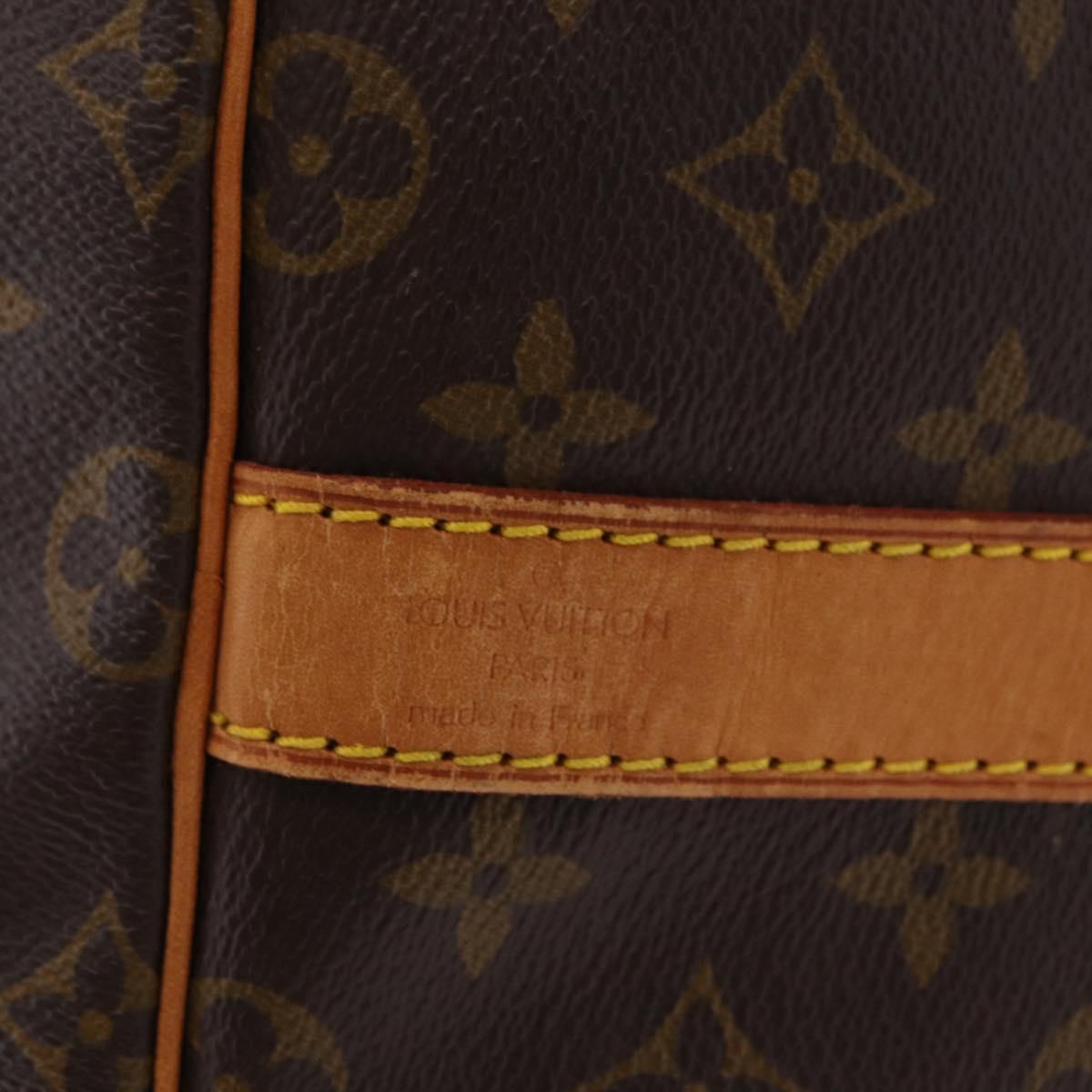 LOUIS VUITTON Monogram Keepall Bandouliere55 Boston Bag M41414 LV Auth ka6880