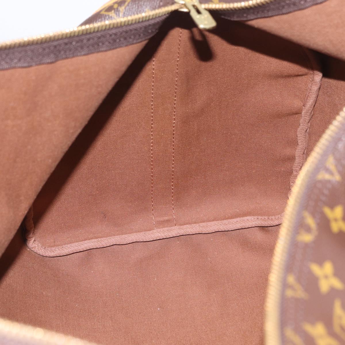 LOUIS VUITTON Monogram Keepall Bandouliere55 Boston Bag M41414 LV Auth ka6880