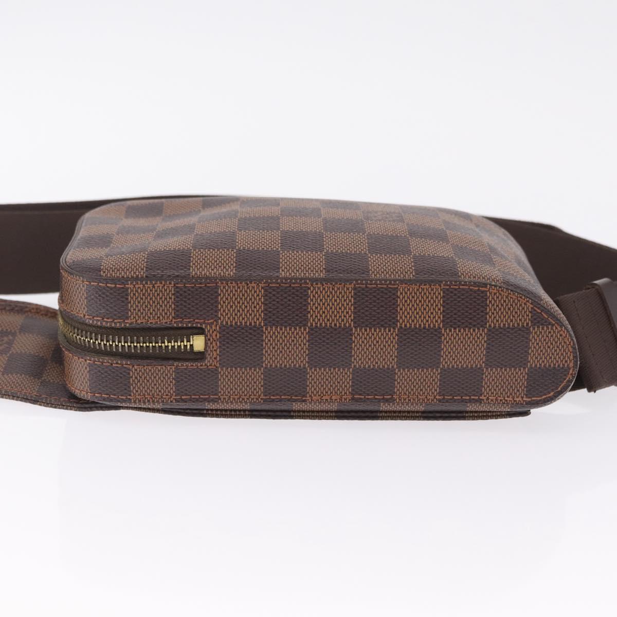 LOUIS VUITTON Damier Ebene Geronimos Shoulder Bag N51994 LV Auth ka6885