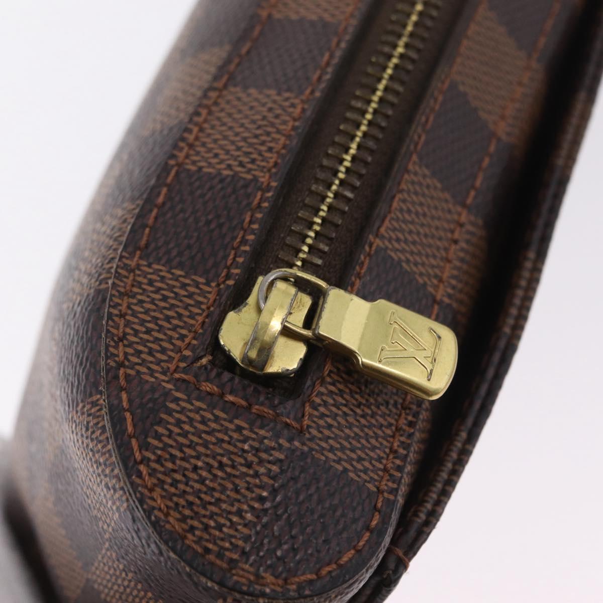 LOUIS VUITTON Damier Ebene Geronimos Shoulder Bag N51994 LV Auth ka6885