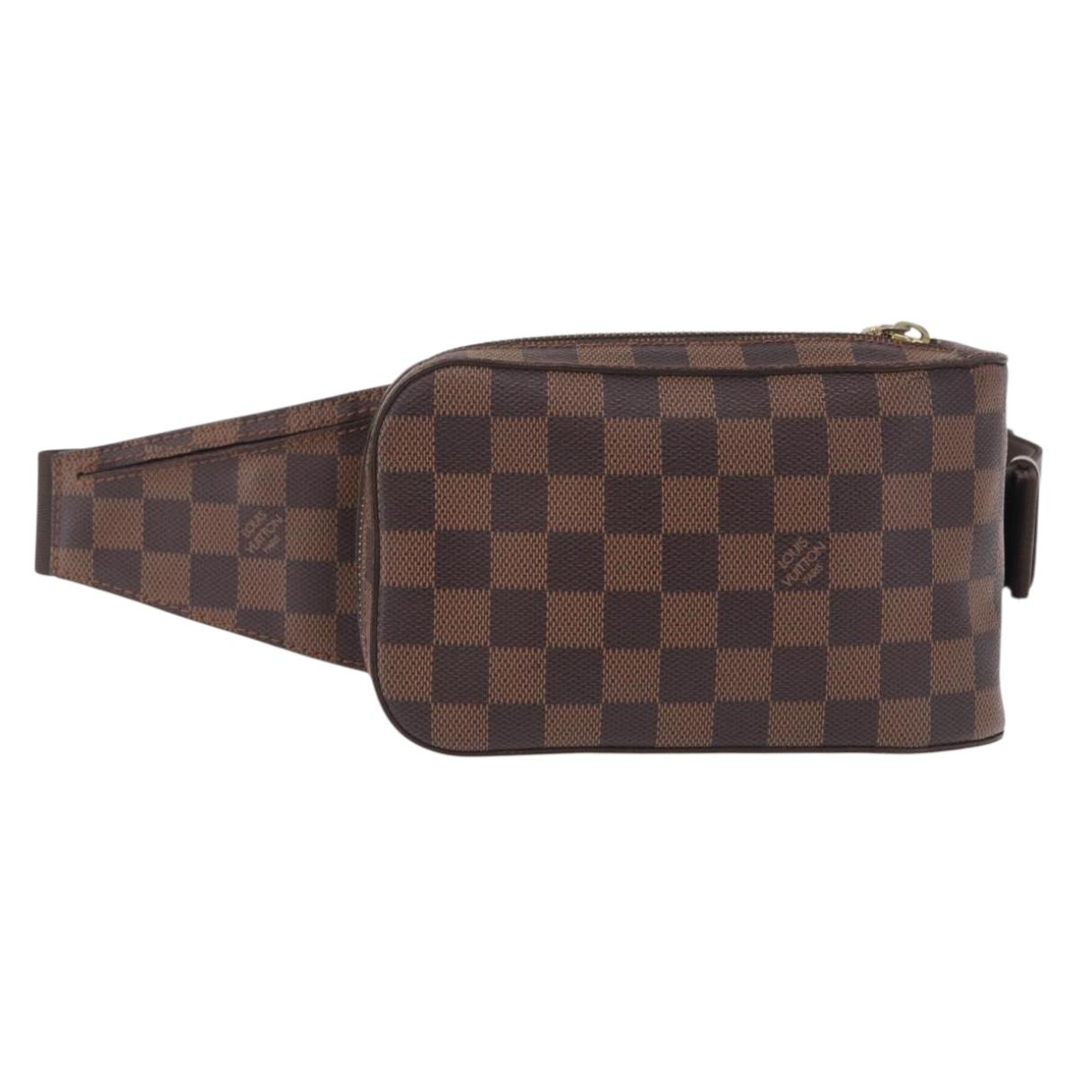 LOUIS VUITTON Damier Ebene Geronimos Shoulder Bag N51994 LV Auth ka6885