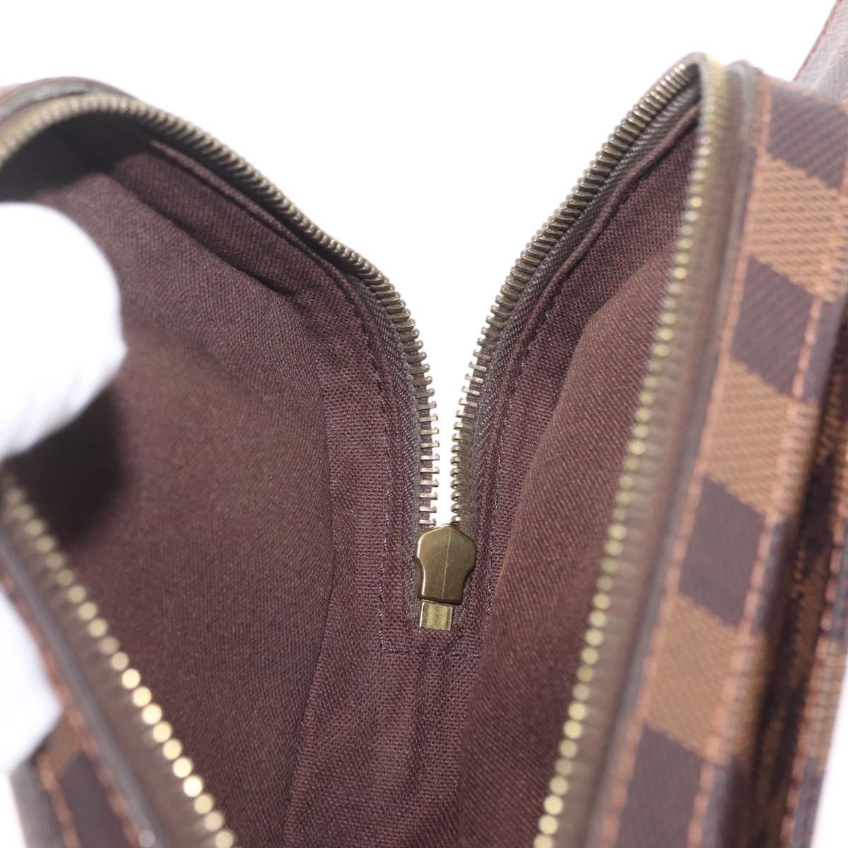 LOUIS VUITTON Damier Ebene Geronimos Shoulder Bag N51994 LV Auth ka6885