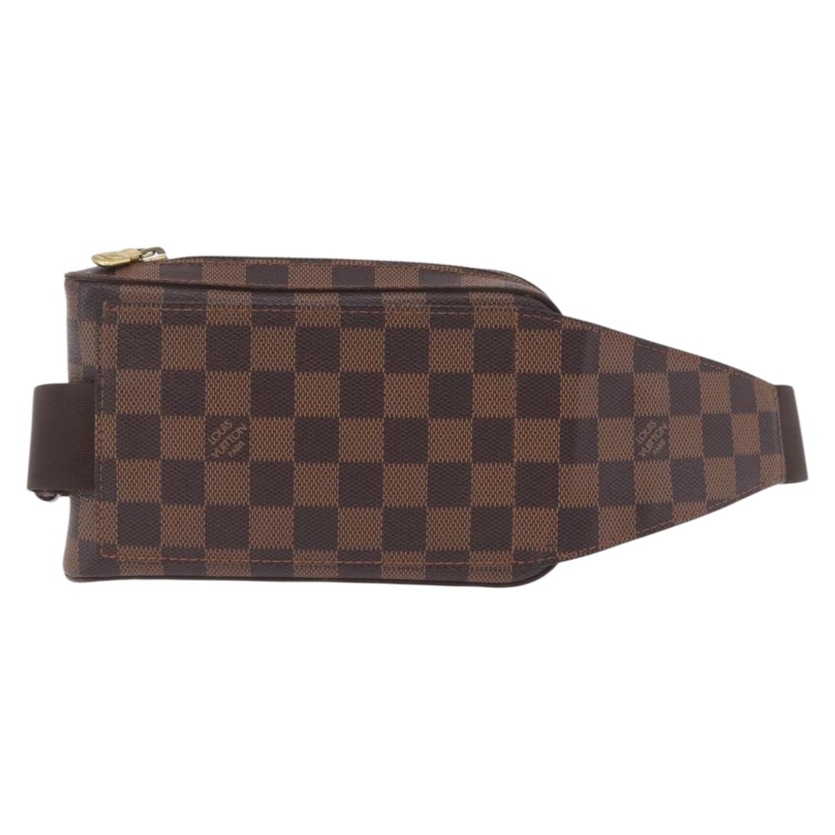 LOUIS VUITTON Damier Ebene Geronimos Shoulder Bag N51994 LV Auth ka6885
