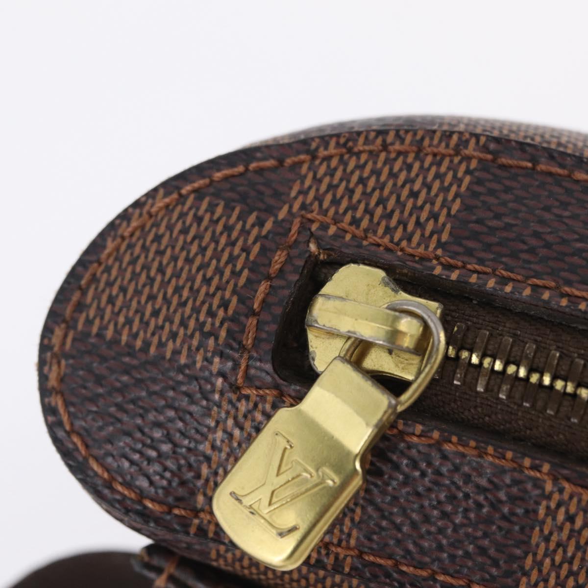 LOUIS VUITTON Damier Ebene Geronimos Shoulder Bag N51994 LV Auth ka6885
